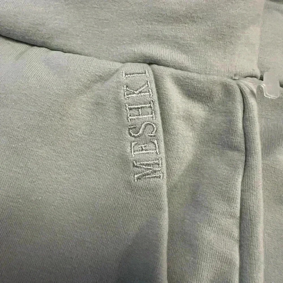MESHKI SIZE SMALL GRAYISH BLUE JOGGERS - Picture 4 of 5